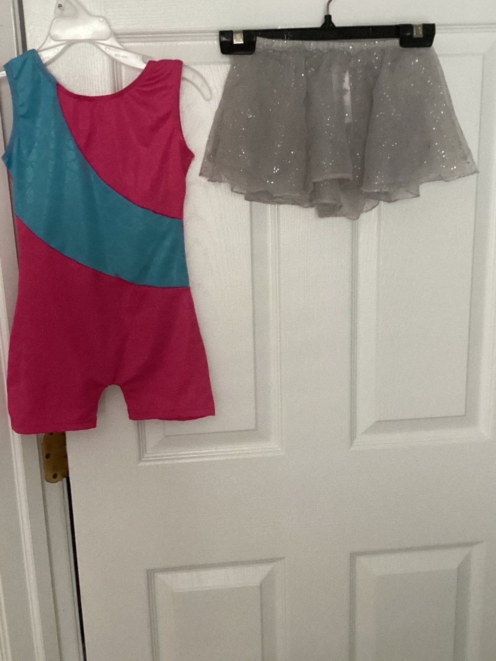 silver shimmer dance tutu w free leotard